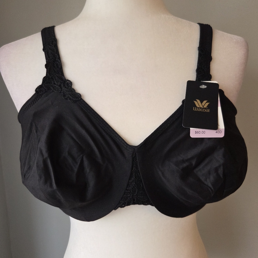 Wacoal Black Full Coverage Lace Bra